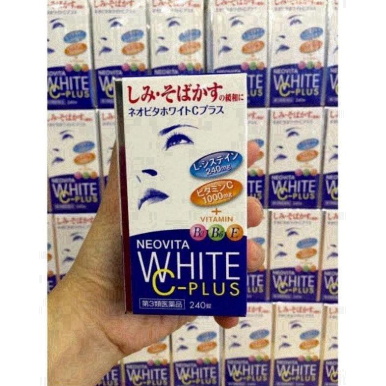[auth]dạng Viên Uống Trắng Da Vita White Plus- Nhật Bản Hộp 240 Viên