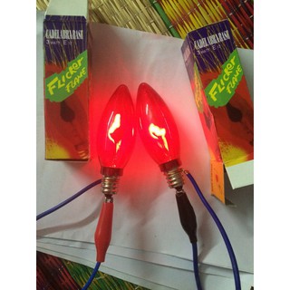 đèn lửa leb cho ban thờ 3w  đuôi đèn 12mm   dùng điện 220v- giá 1 bóng