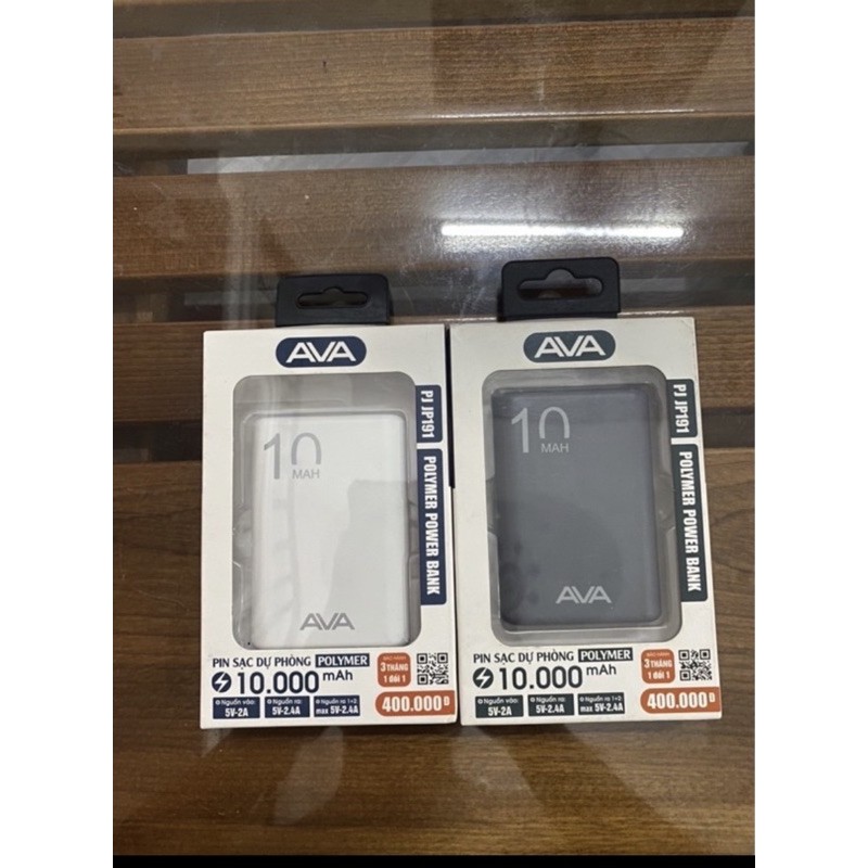 SẠC DỰ PHÒNG AVA 10.000mAh