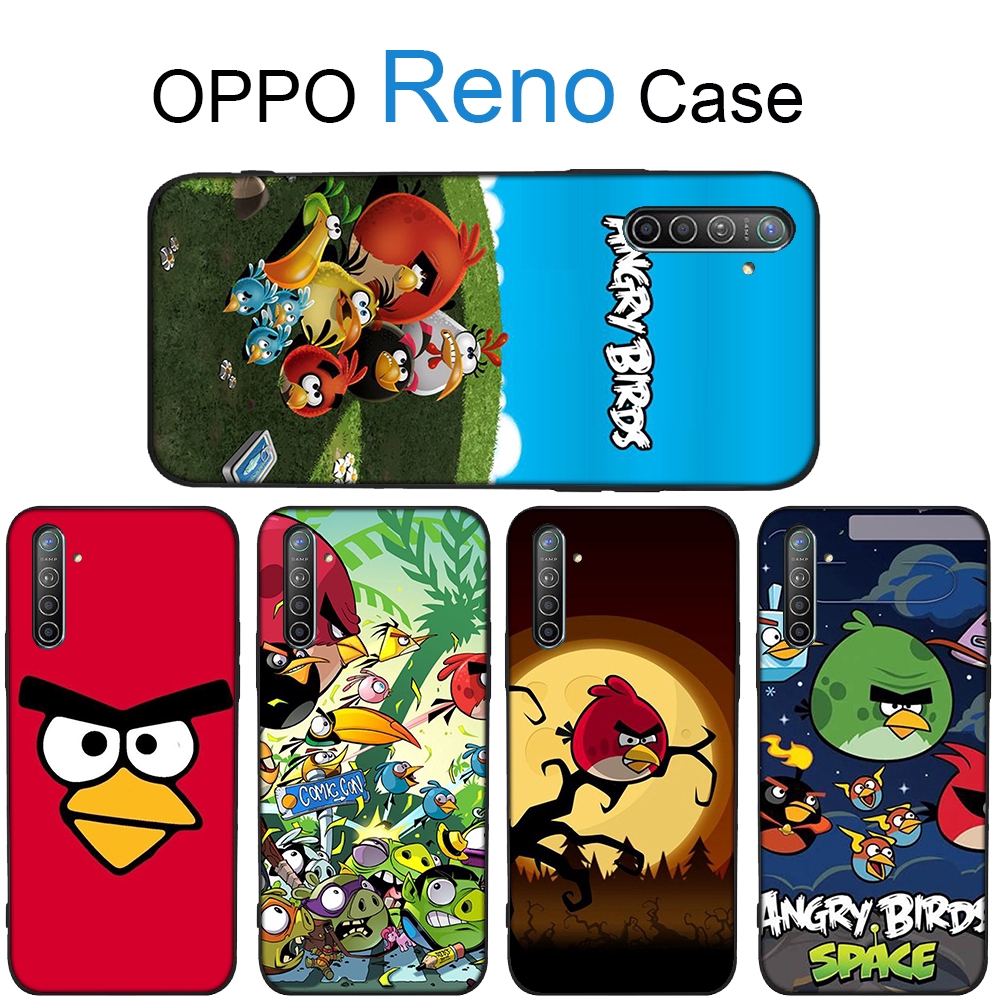 Ốp điện thoại mềm in hình game Angry birds cho OPPO Reno 3 Ace 10X 2F 2Z 2 Z K3