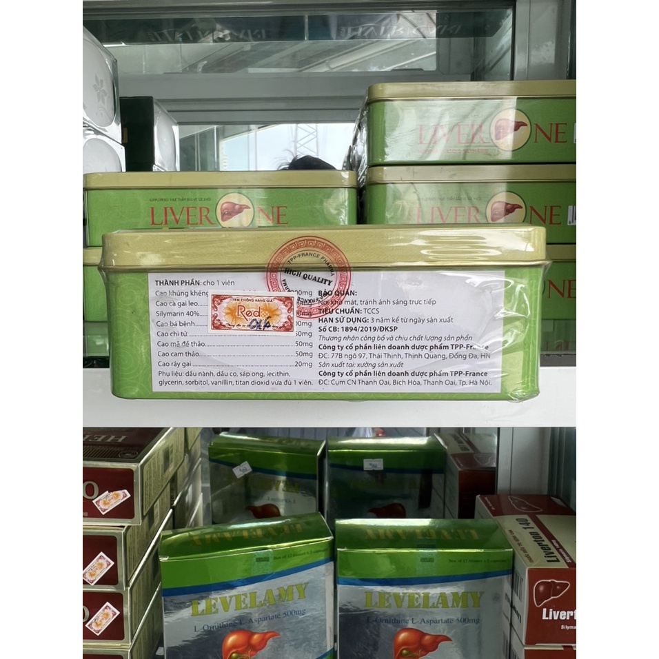 LIVER ONE Giúp Giải Độc Gan, Hạ Men Gan Giúp Bổ Gan, Thanh Nhiệt Giải Độc, Bảo Vệ Tế Bào Gan, Tăng Cường Chức Năng Gan