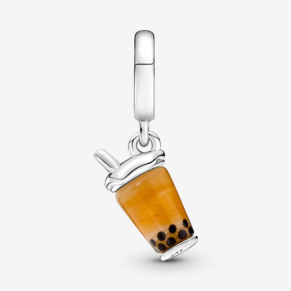Mặt Dây Chuyền Trà Bong Bóng Kính Tự Làm