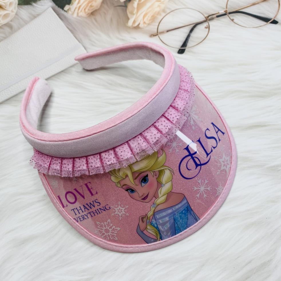 Mũ đi biển cho bé gái elsa và sofia ngộ nghĩnh đáng yêu - xinh xinh
