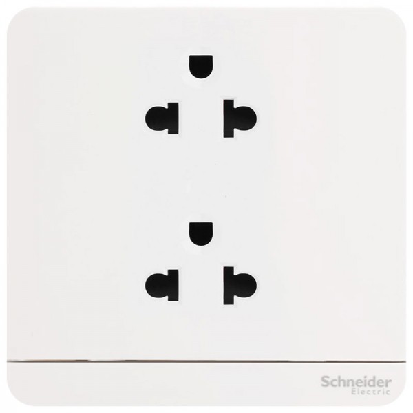 Bộ ổ cắm đôi 3 chấu AvatarOn _ Schneider