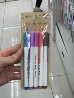 [DAISO] Bút HighLight 1 đầu _ ngòi 4mm