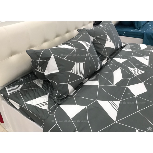 Bộ ga gối Sông Hồng Basic cotton BC22061