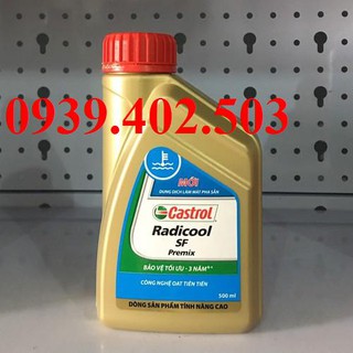 Nước làm mát động cơ castrol radicool sf premix đỏ 500ml
