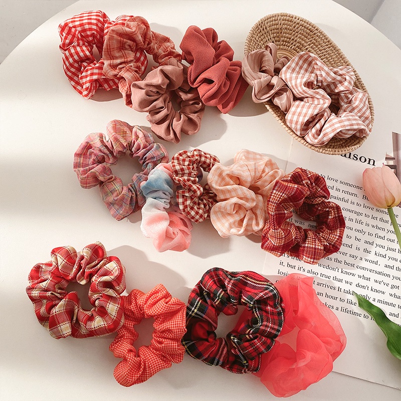 Thun cột tóc co giãn thiết kế đơn giản dễ thương dành cho bé gái