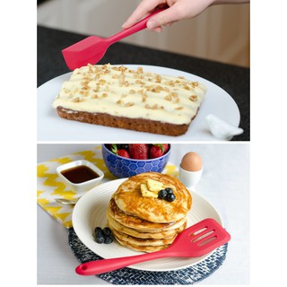 SET 5 DỤNG CỤ LÀM BÁNH SILICON (MÀU ĐỎ)