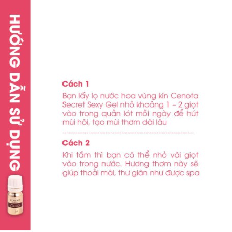 Nước hoa vùng kín Cenota Secret Sexy 5ml, Nước hoa vùng kín khiến các chàng mê mệt - C36 | Thế Giới Skin Care