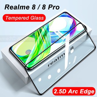 Kính Cường Lực Bảo Vệ Toàn Màn Hình Cho Realme 8 7 7i 6 5 5i 3 Pro