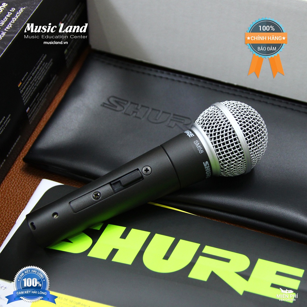 Micro Shure SM58S – Chính hãng