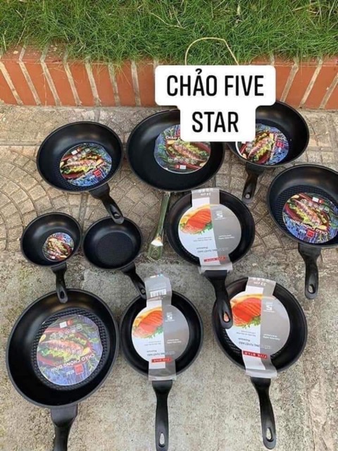 Chảo chống dính FiveStar 3 đáy bếp từ