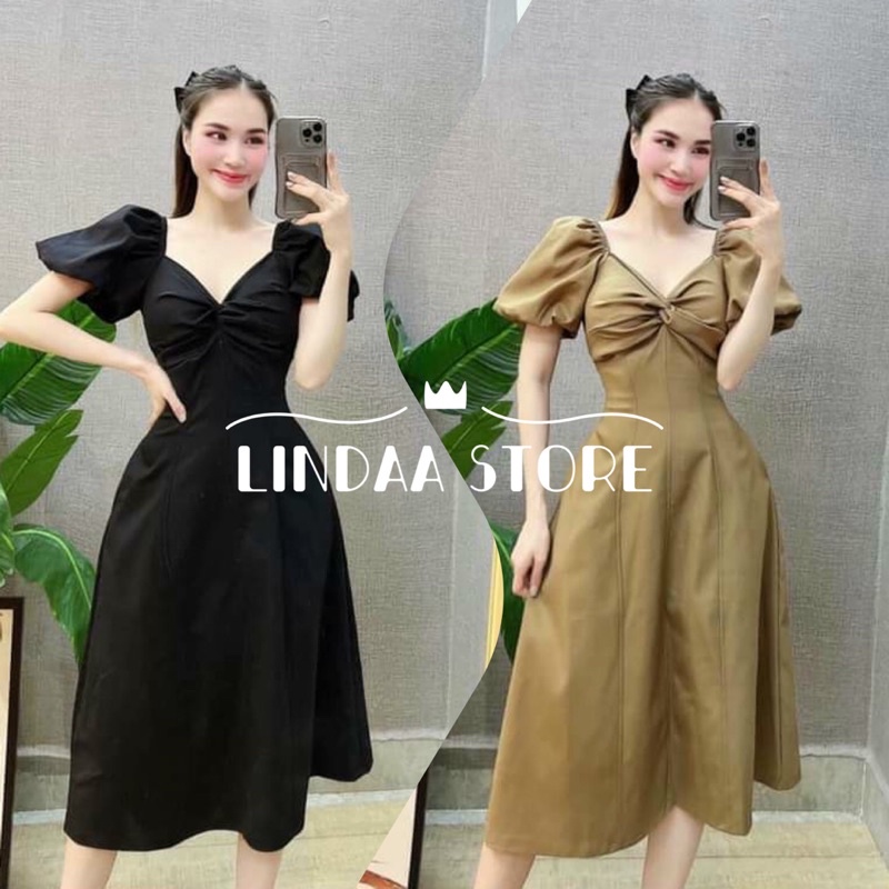 ĐẦM DỰ TIỆC NHÚN NƠ NGỰC SONOKO DRESS