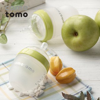 Bộ hai bình silicone Comotomo 150ml và 250ml (Hồng/Xanh)