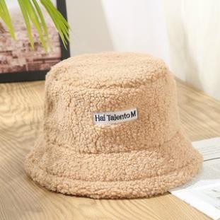 PVN25337 Mũ lông cừu bucket retro phong cách hàn quốc mũ lông cừu nữ mềm giữ ấm thu đông ulzzang T2 Đẹp *