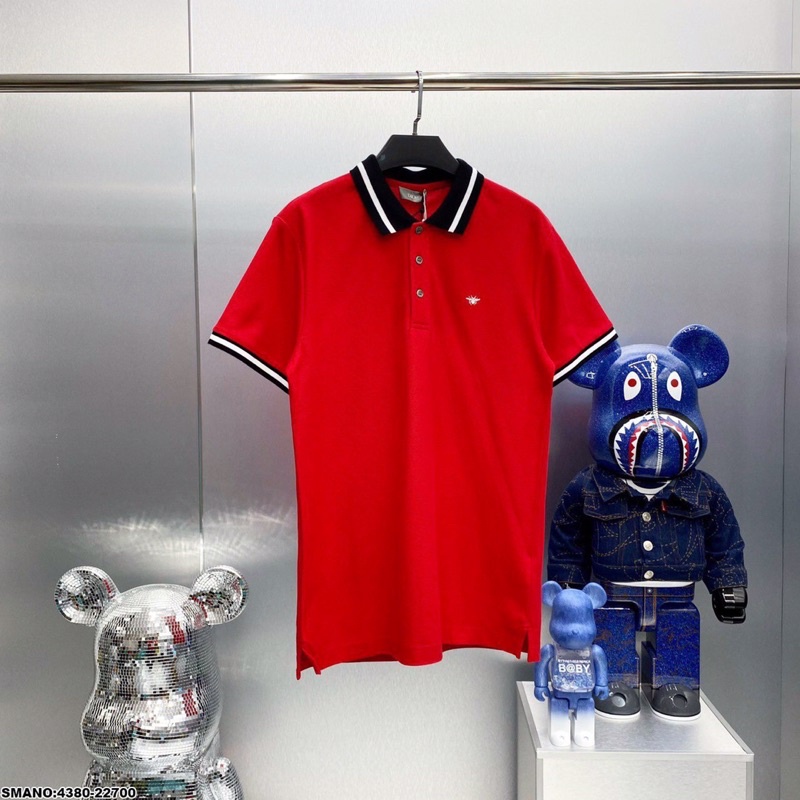 Áo Polo Nam Viền Trắng Ong Đơn Giản Cực Hot - Áo Nam Polo Đi Ỏ Ong Cao Cấp