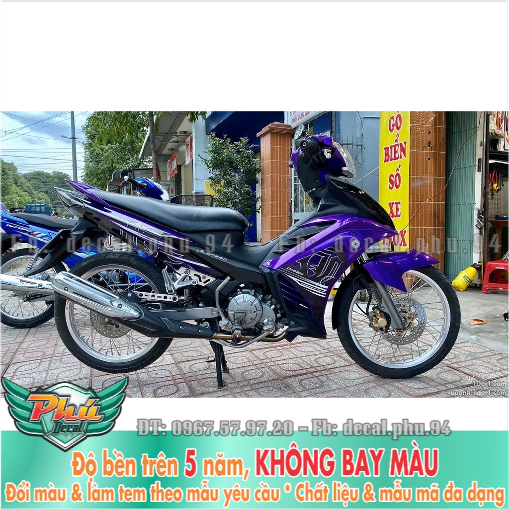 Tem rời Exciter 135 Xanh đen (X) -1