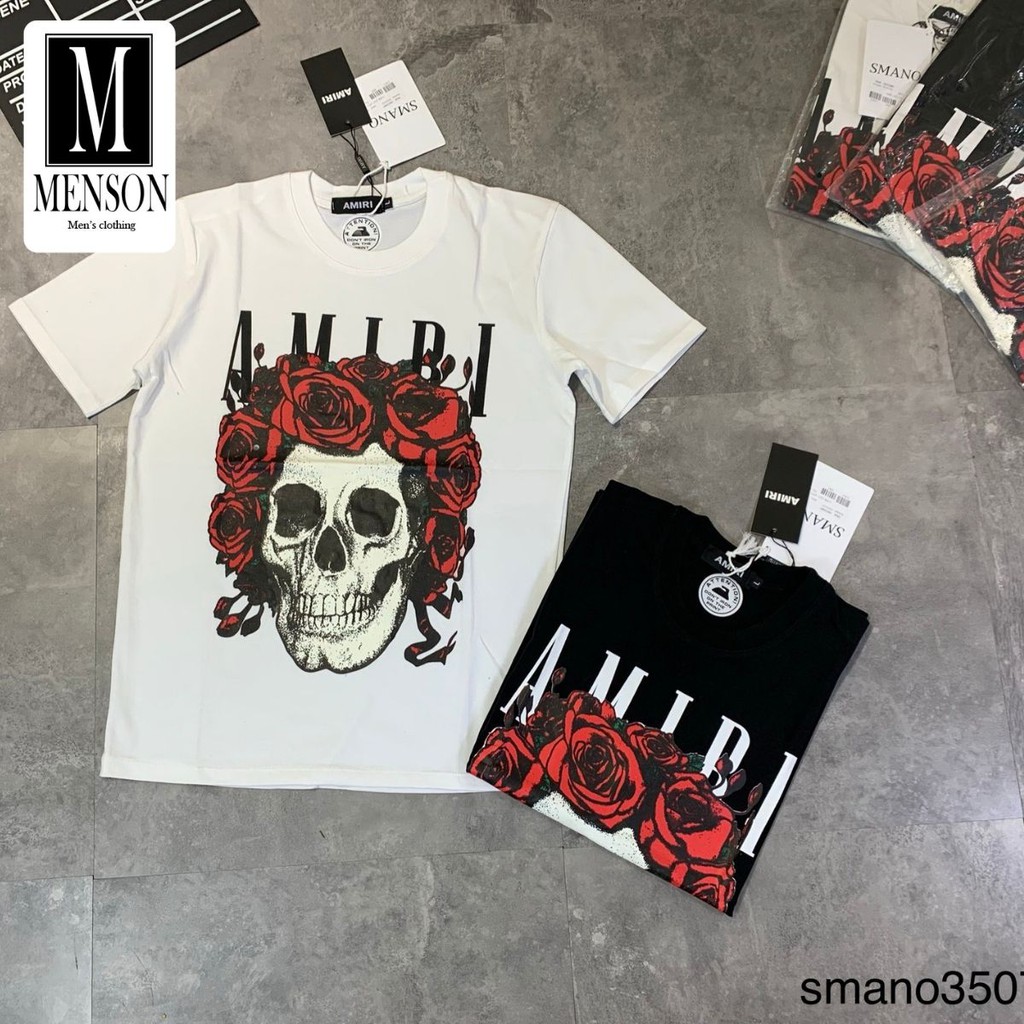 ⭐️SIÊU PHẨM⭐️Áo Phông Nam Cổ Tròn In Hình hoa hồng 3D chất mát mùa hè- Áo Thun Nam hàng hiệu họa tiết đẹp MENSON M6217 | BigBuy360 - bigbuy360.vn