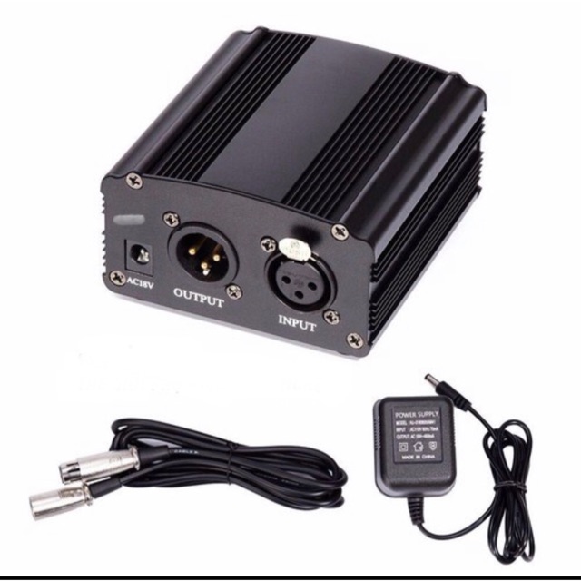 Nguồn phantom 48v kèm dây XLR