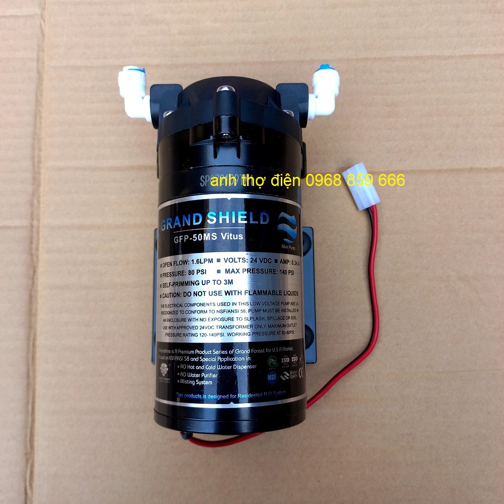 Bơm Máy Lọc Nước 24v- Bơm Phun Sương -Bơm 24V