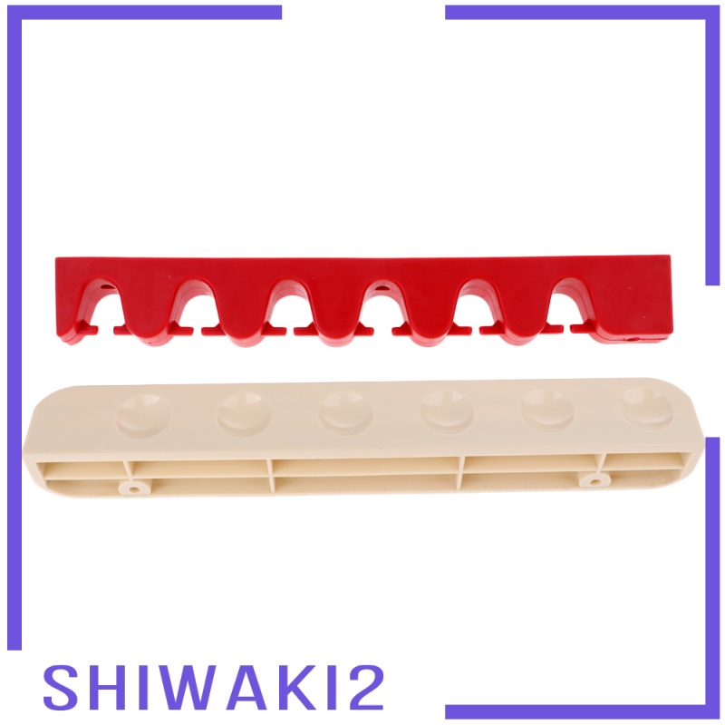 Giá Nhựa Gắn Tường Tiêu Chuẩn 6 Cho Cây Cơ Bida Shiwaki2