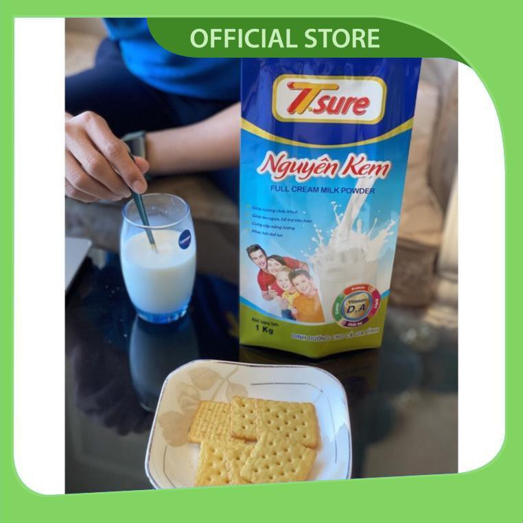 Sữa nhập khẩu New Zealand Tsure Milk Nguyên Kem ( gói  1kg)