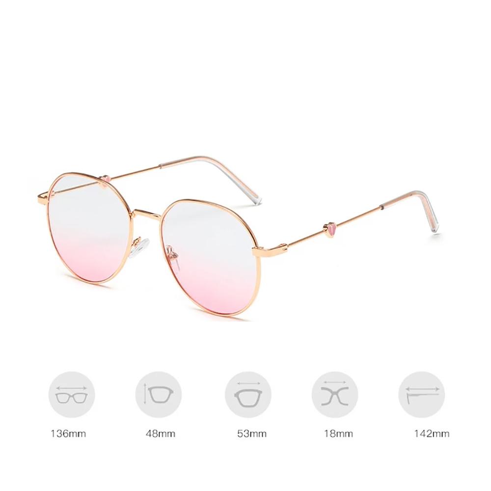Kính Mát Hình Trái Tim Màu Gradient Siêu Nhẹ Thời Trang MXMUSTY