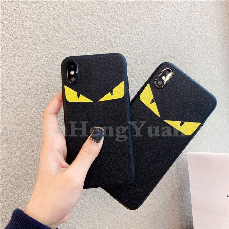 Ốp điện thoại TPU mềm Fendi cho IPhone 6 6S 7 8 Plus X XS MAX XR IPhone 11 11Pro 11Promax  - Phụ Kiện Hoàng Long