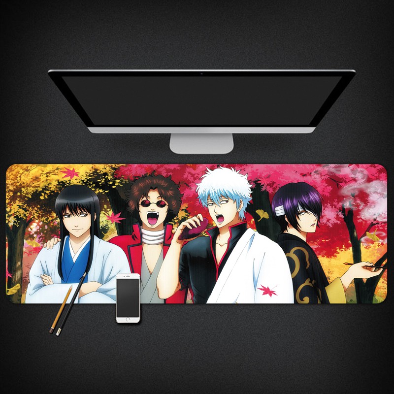 Tấm Lót Chuột Máy Tính Họa Tiết Anime Gintama Độc Đáo