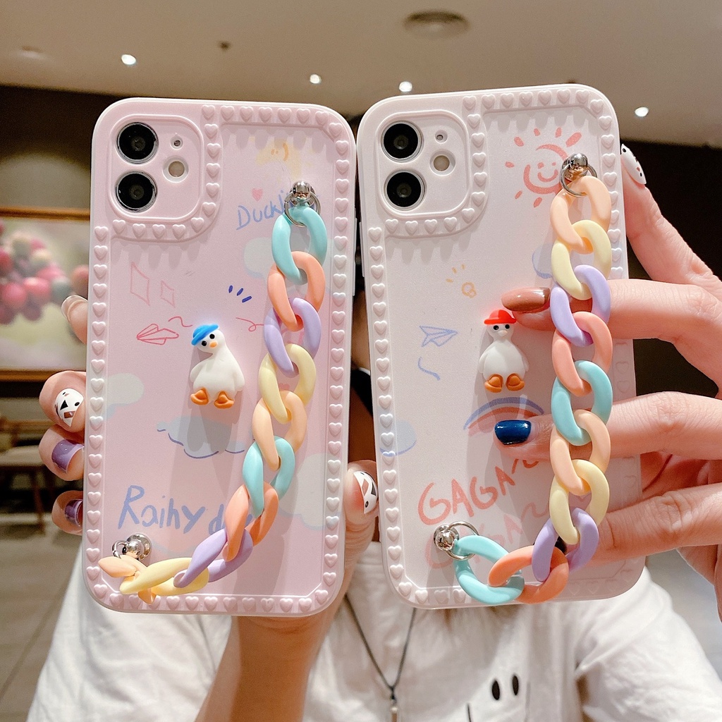 Ốp điện thoại màu cầu vồng thích hợp cho OPPO A15 A15S A16 A32 A53 A54 A55 A74 A93 A94 2020 4G 5G F17 F19 PRO RENO 4F 5F