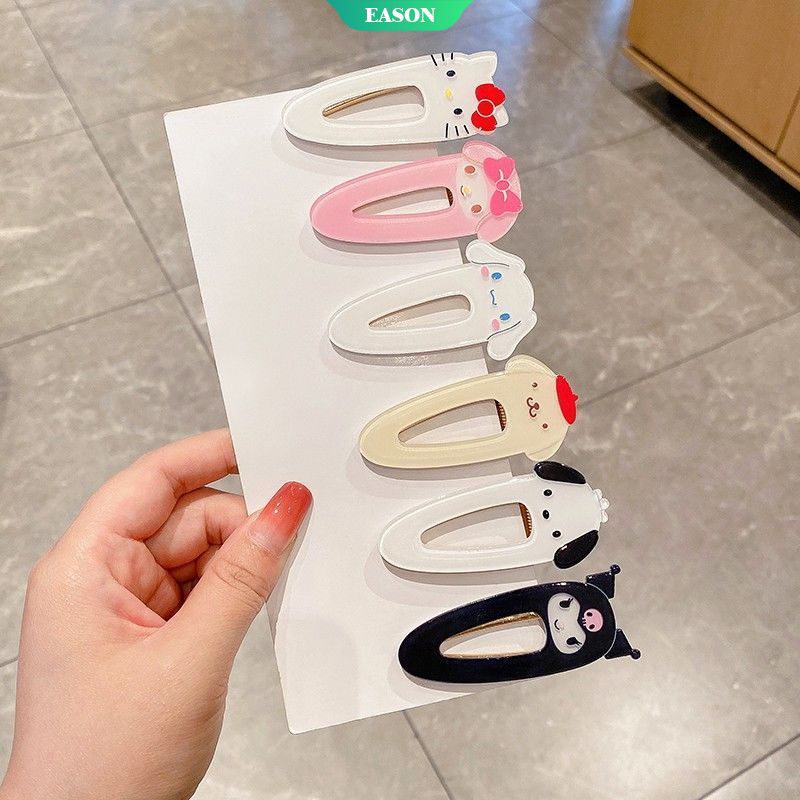 Kẹp Tóc Hình Giọt Nước Phong Cách Disney Sanrios Kawaii Kuromi My Melody Dễ Thương Chất Lượng Cao Cho Bạn Gái [WET]
