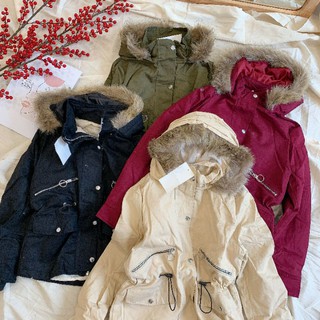 Khoác parka cho bé