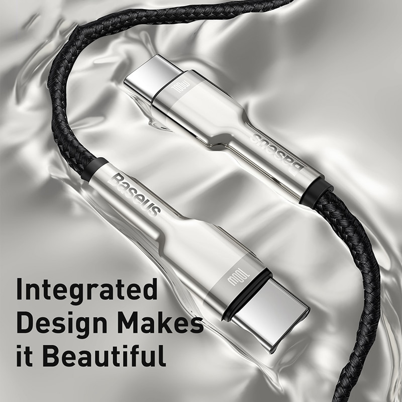 Cáp Sạc Nhanh Baseus 100W USB C Sang Type C Cho MacBook Pro QC 4.0 PD USB C Xiaomi Redmi Samsung S20