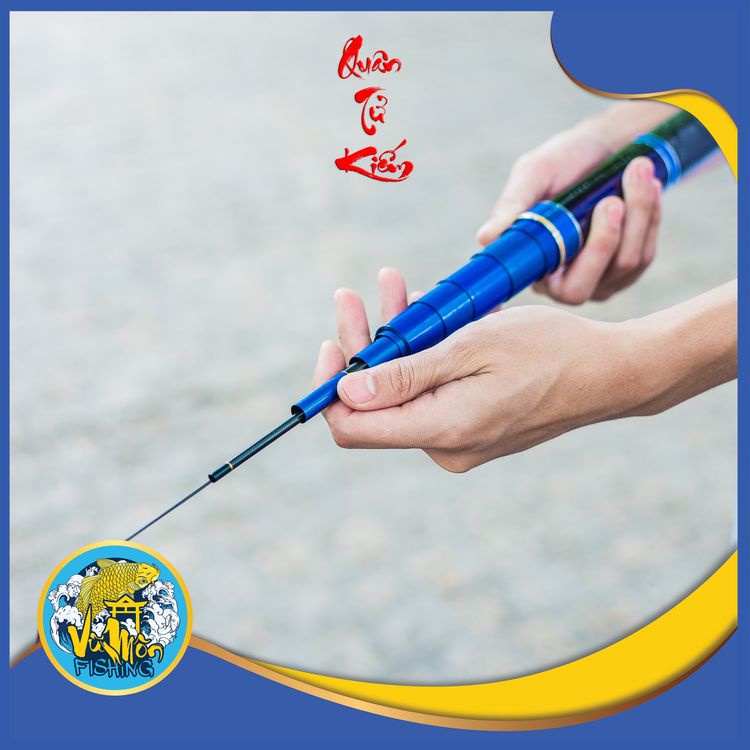 Cần Câu Tay Câu Đài Săn Hàng Carbon Siêu Hot YuFeng QUÂN TỬ KIẾM 5,5h TM - Vũ Môn Fishing