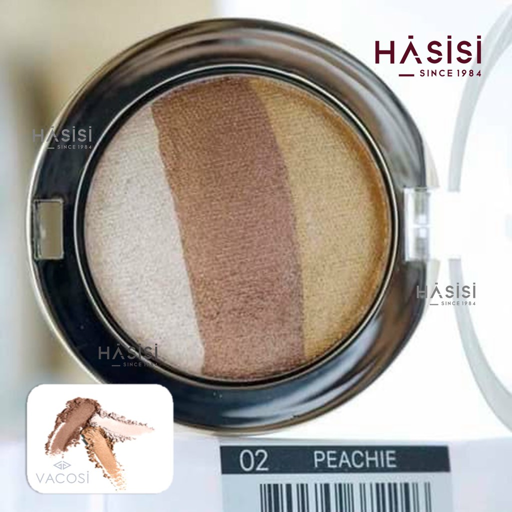 [chính hãng] PHẤN MẮT PHỐI 3 MÀU (hộp tròn) VACOSI Korea - #02 PEACHIEnâu đồng | BigBuy360 - bigbuy360.vn
