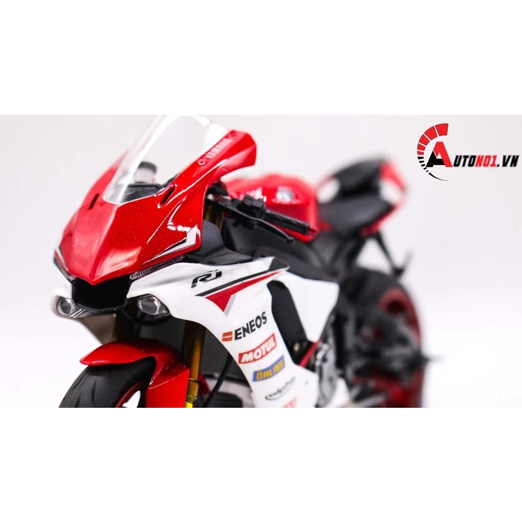 MÔ HÌNH XE YAMAHA YZF R1 RED WHITE 1:12 TAMIYA D080