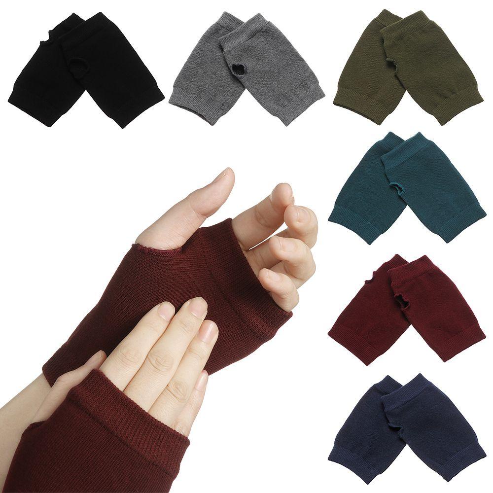 Găng Tay Len Hở Ngón Mềm Mại Giữ Ấm VANES1