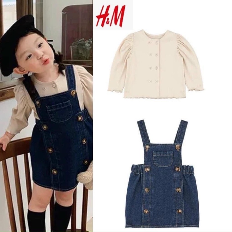 Set Yếm + Áo Thun HM 139K