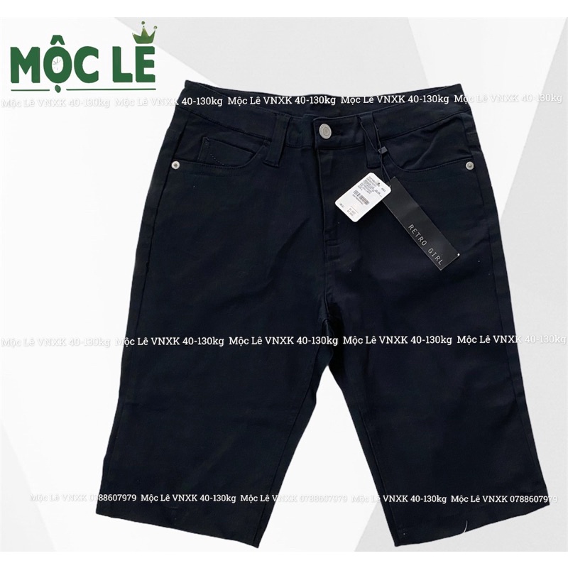 (40-55kg) Quần lửng, kaki thun nữ co dãn vừa vnxk, xuất hàn, retro girl