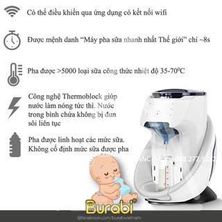 FREE SHIP Máy pha sữa Tiny Brezza Burabi