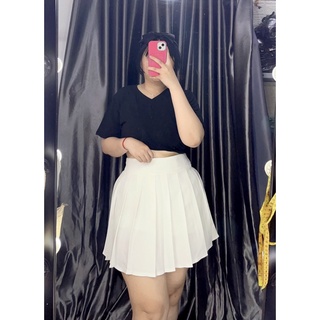 Chân váy tennis, xếp ly và váy 2 tầng nữ bigsize - V01