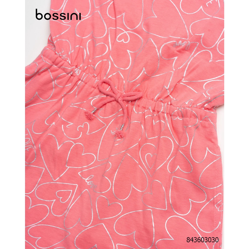 Đầm bé gái họa tiết trái tim đáng yêu Bossini 843603030