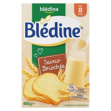 Bột lắc sữa Bledine cho bé trên 8 tháng vị Bánh mì