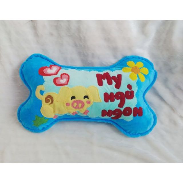 Gối ôm handmade heo vàng
