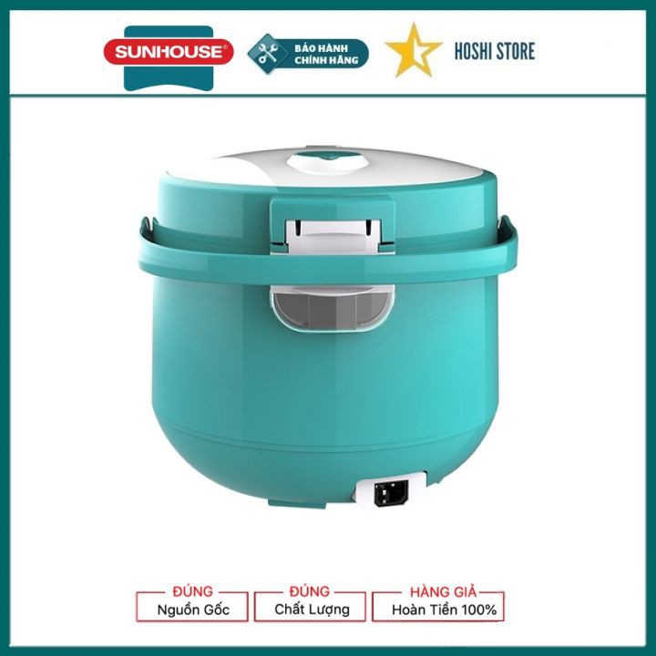 [Mã ELHADEV giảm 4% đơn 300K] Nồi Cơm Điện Sunhouse Mama SHD8658G 1.8 Lít màu xanh, nồi cơm điện chính hãng, cao cấp