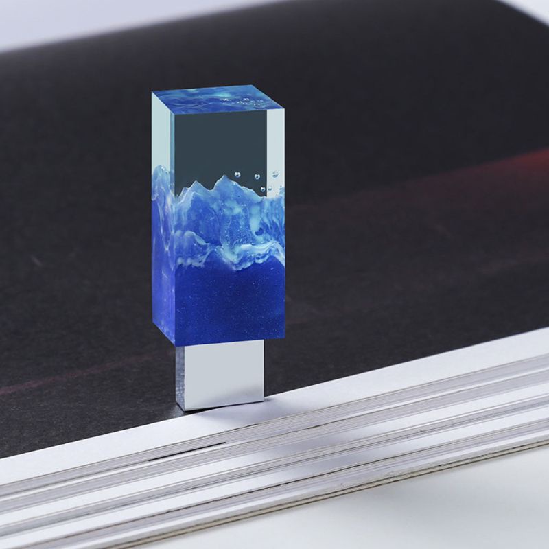 Sa Khuôn Silicone Làm Đồ Trang Sức Hình Núi Tuyết Cổng USB