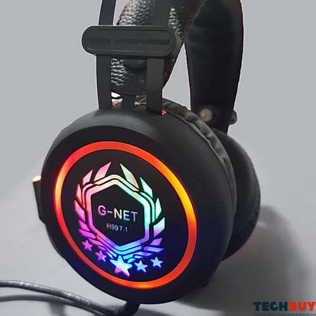 Tai nghe Gaming G-Net H99 7.1 Led RGB, Kết nối USB I Head phone GNET H99 7.1 RGB LED