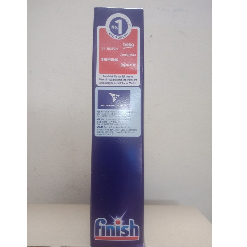  Muối rửa bát Finish hộp 1,2kg dùng cho máy rửa chén bát