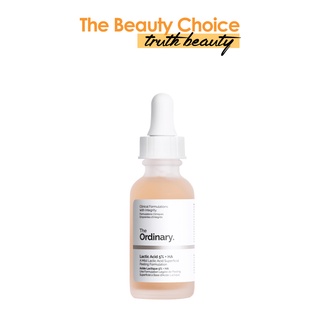 Tinh chất tẩy da chết + cấp nước The Ordinary Lactic Acid 5% + HA (30mL)